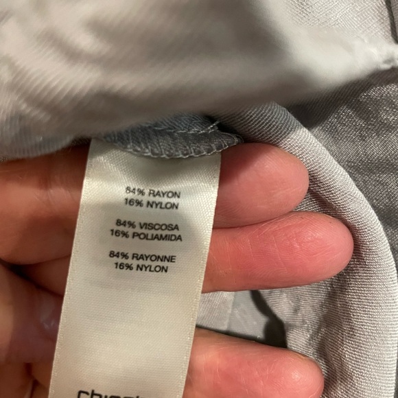 Travelers Collection by Chico light gray pants. Size 3 US XL or 16 - Picture 5 of 6